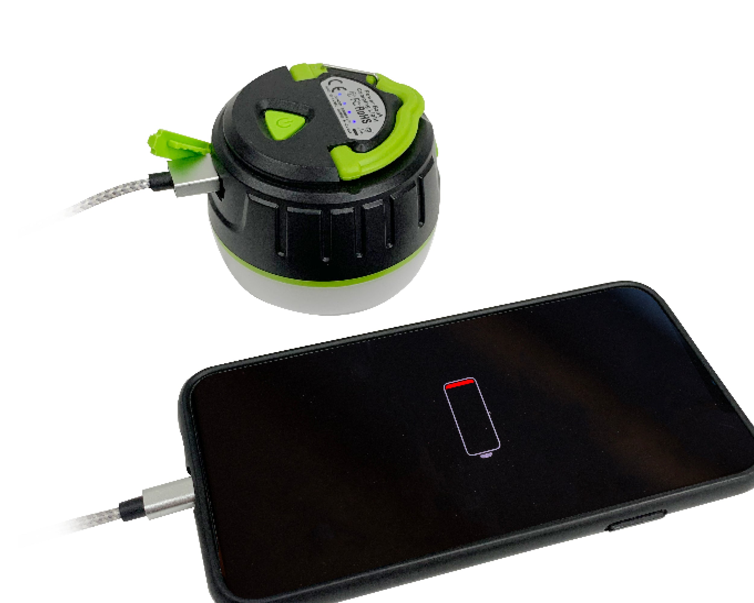 Portable Camp Light With Magnet, Hook & USB charging