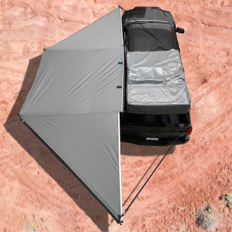 XD Nomadic 180 - Awning, Black Body, Black Trim & Black Travel Cover - No Brackets, No Hardware, No Accessories