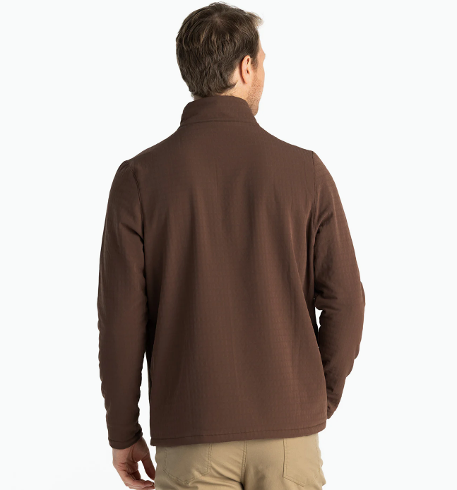 Men's Gridback Fleece Snap Pullover