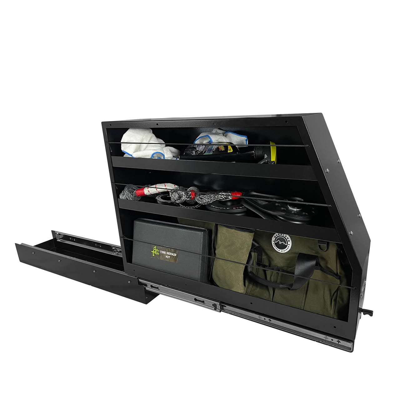 Highline Slide Out Camping Storage System