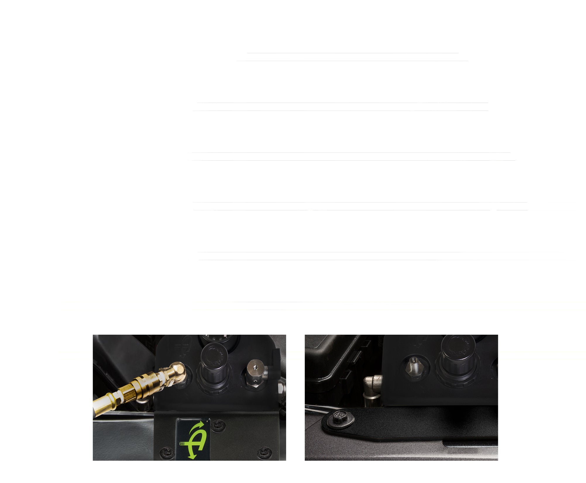 4 Tire Inflation System - Tacoma Engine Bay Mount With Box, Fittings, Hoses & Storage Bag - Black