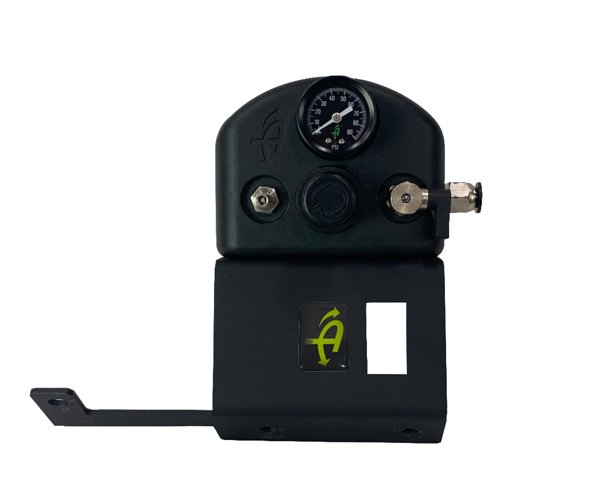 4 Tire Inflation System - Tacoma Engine Bay Mount With Box, Fittings, Hoses & Storage Bag - Black