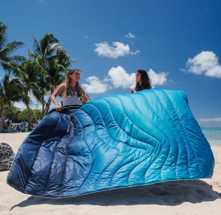 ORIGINAL PUFFY BLANKET - OCEAN FADE