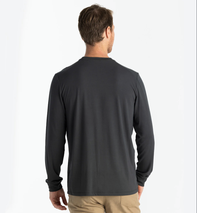 Men's Bamboo Flex Long Sleeve Pocket Tee
