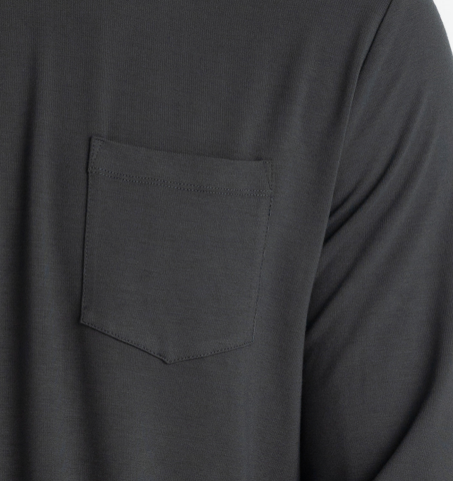 Men's Bamboo Flex Long Sleeve Pocket Tee