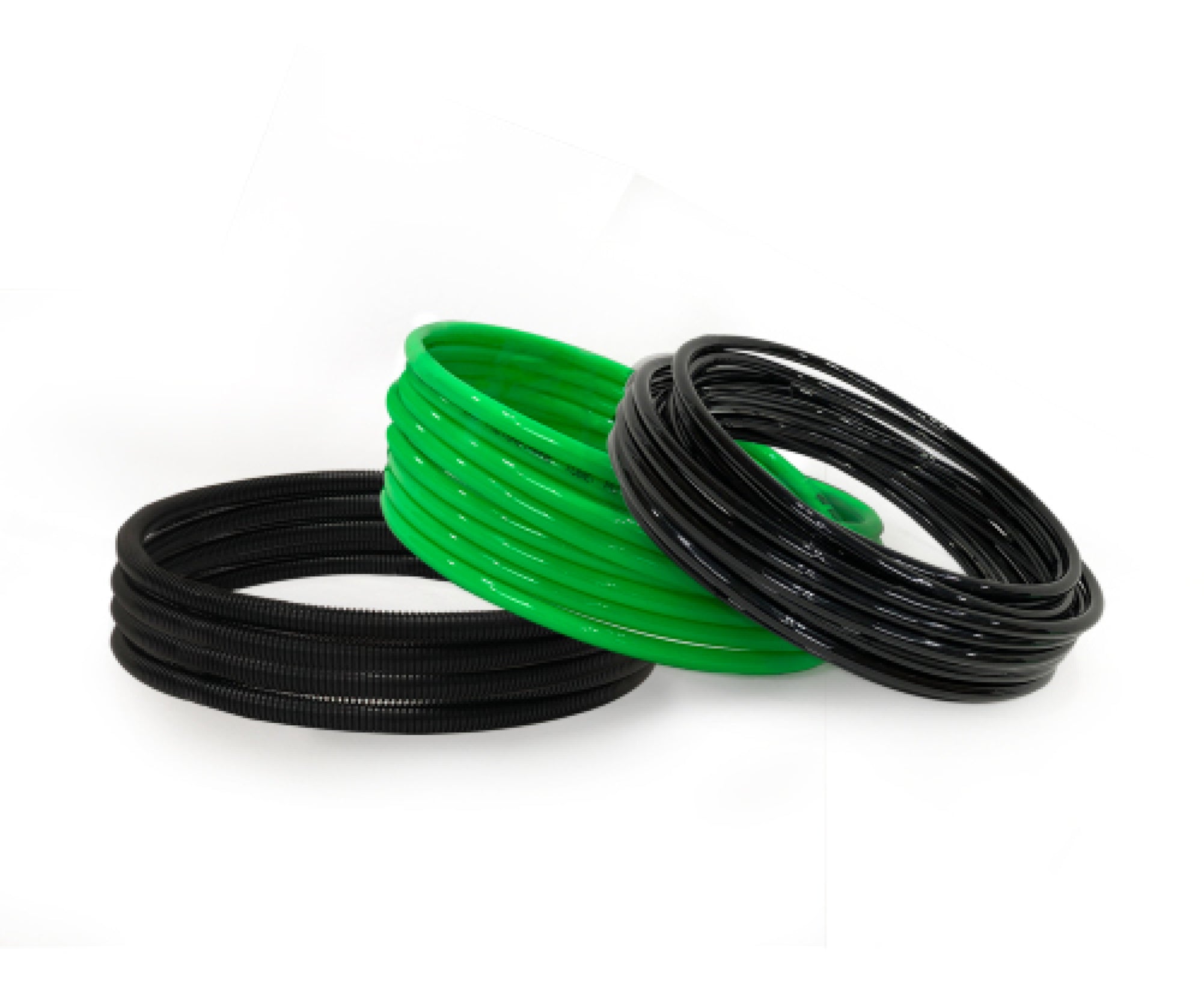 4 Tire Inflation System Universal With Box, Fittings, Hoses & Storage Bag - Black