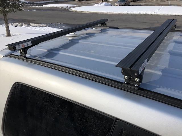 Additional K9 Rail Mount Load Bar Assemblies (1 Load Bar & 2 Feet)