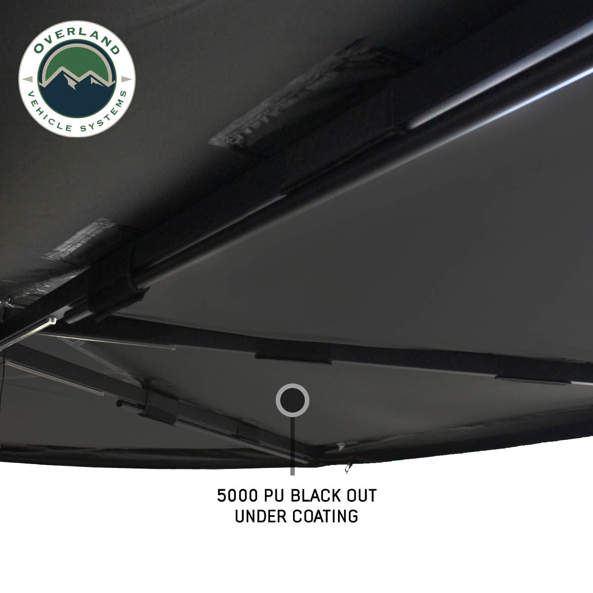 XD Nomadic 270 - Awning W/Lights & Black Out , Passenger Side, Black Body, Black Trim & Black Travel Cover - No Brackets, No Hardware