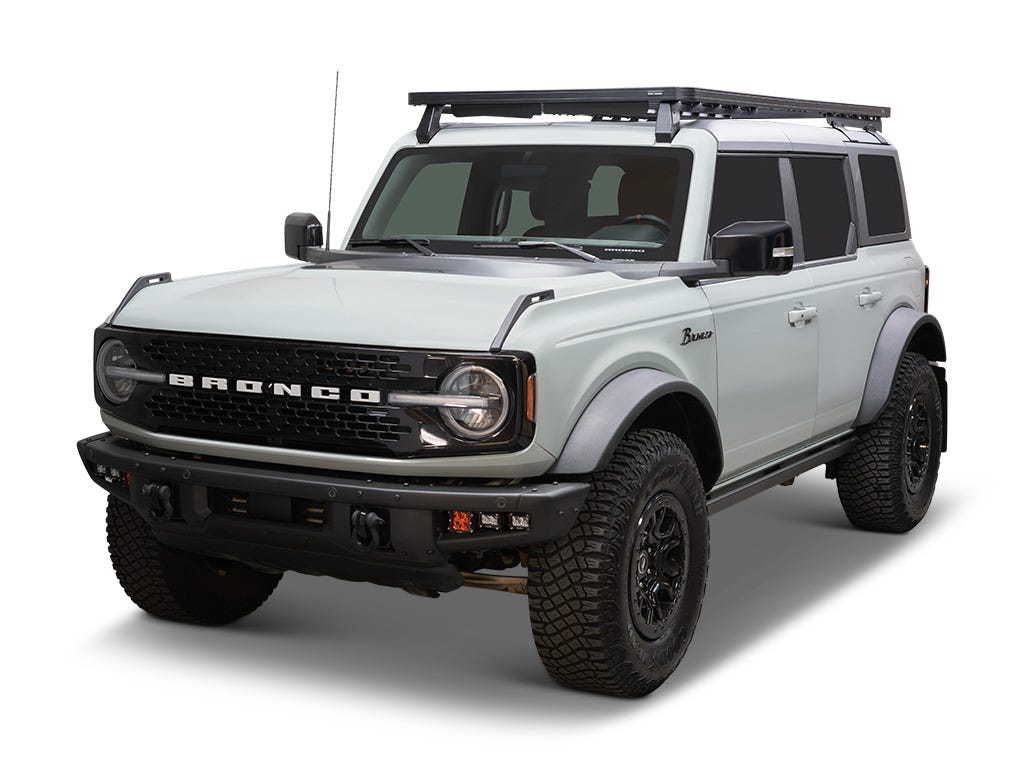Ford Bronco 4 Door w/Hard Top (2021-Current) Slimline II Roof Rack Kit-0