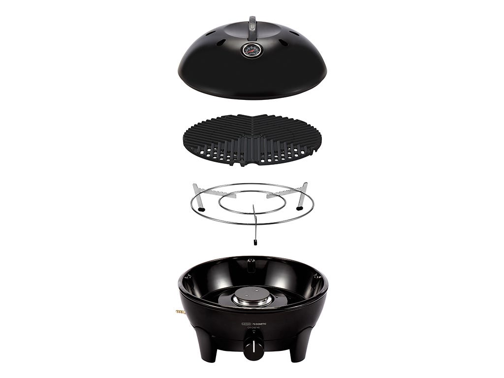 Citi Chef 40/ Black/ Portable 4 Piece/ Gas Barbeque/ Camp Cooker-0