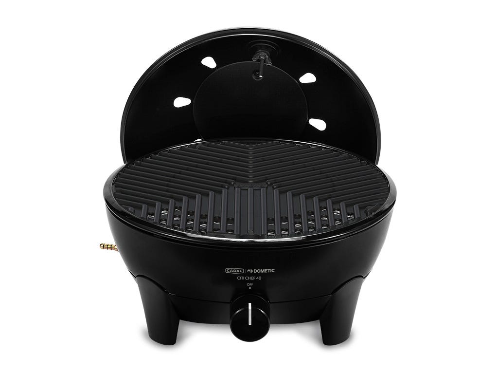 Citi Chef 40/ Black/ Portable 4 Piece/ Gas Barbeque/ Camp Cooker-1