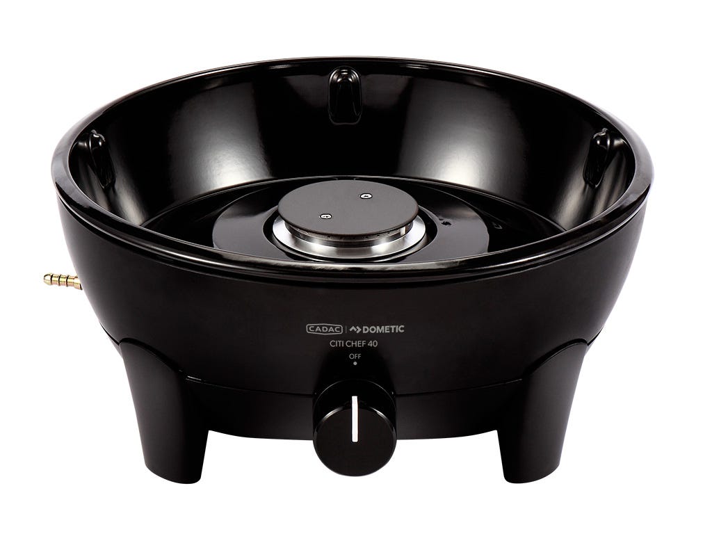 Citi Chef 40/ Black/ Portable 4 Piece/ Gas Barbeque/ Camp Cooker-2