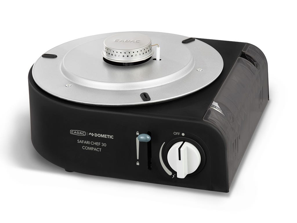 Safari Chef 30 Compact/ Portable 6 Piece/ Gas Barbeque/ Camp Cooker-2