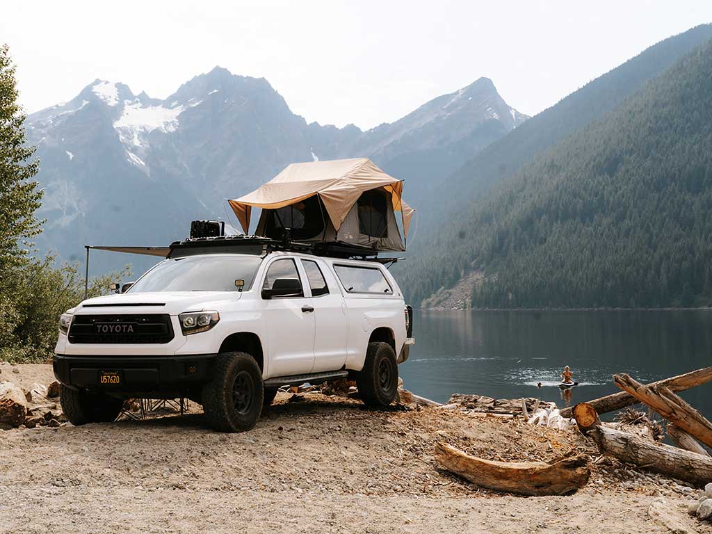 Toyota Tundra Crew Max (2007-2021) Slimline II Roof Rack Kit / Low Profile-6