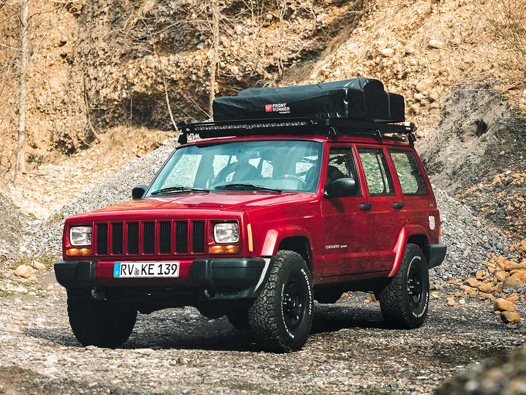 Jeep Cherokee Sport XJ Slimline II Roof Rack Kit / Tall-4