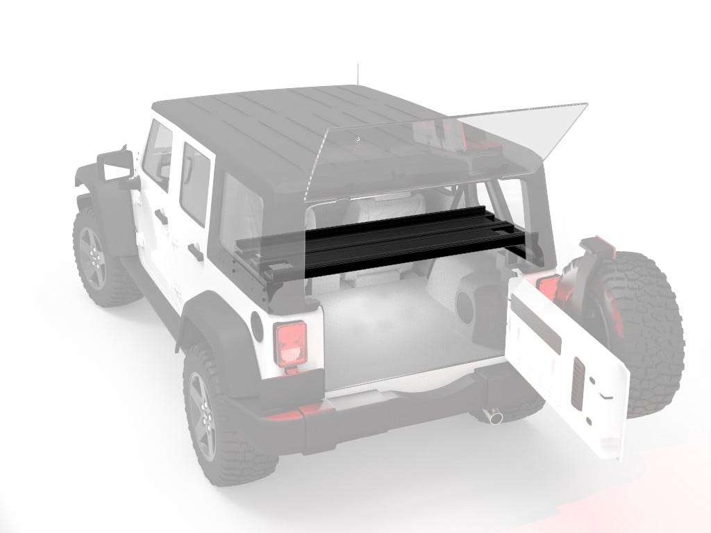 Jeep Wrangler JKU 4-Door Cargo Storage Interior Rack-0
