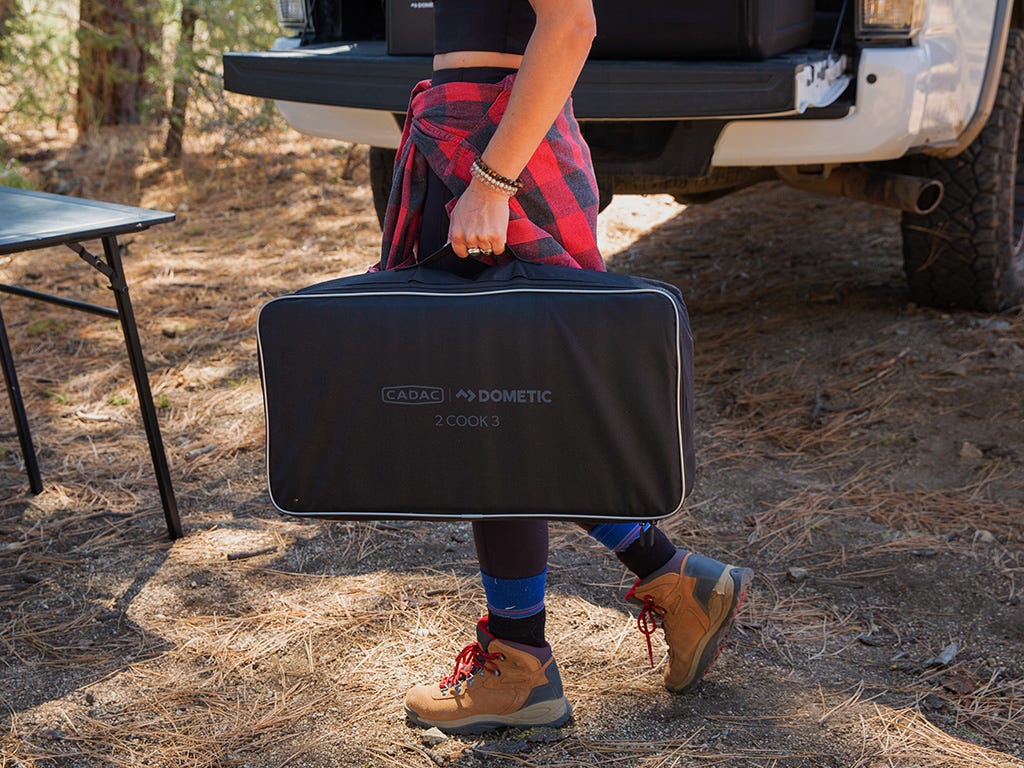 2 Cook 3 Pro Deluxe/ Portable 3 Piece/ Gas Barbeque/ Camp Cooker-3