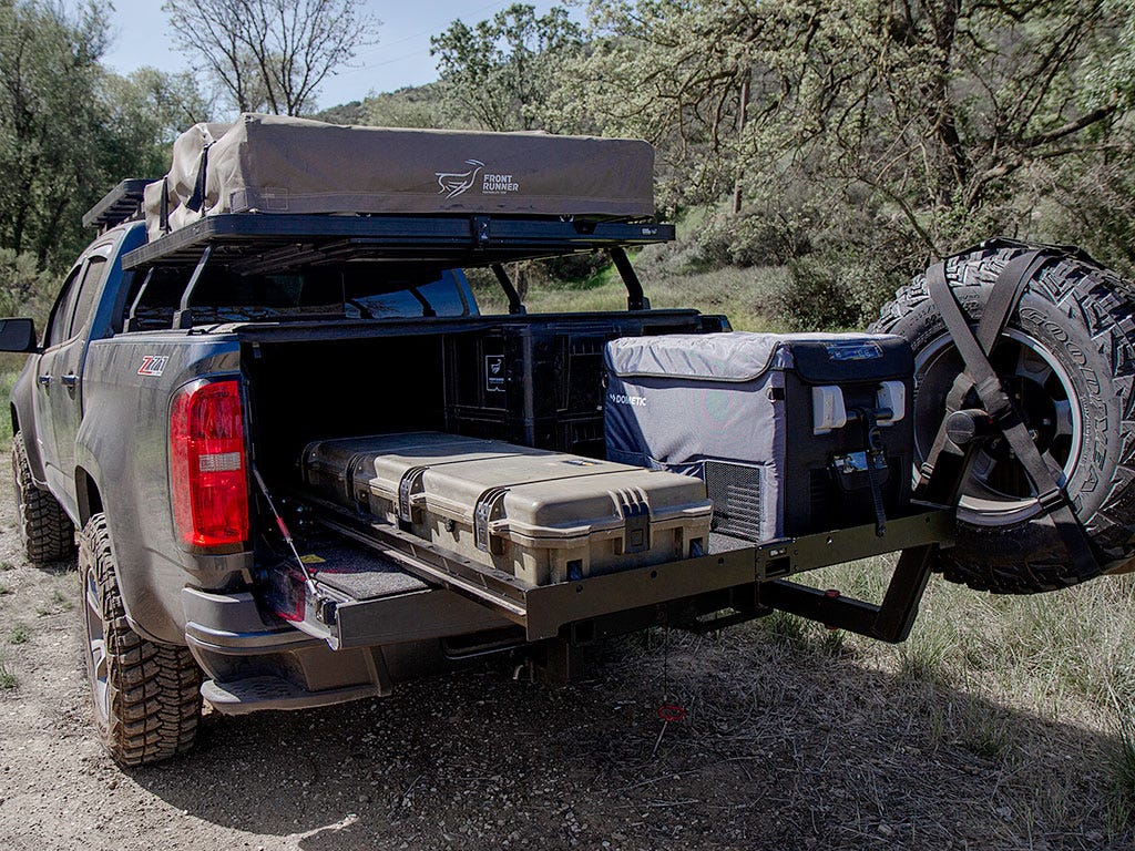 Chevy Colorado Roll Top 5.1' (2015-Current) Slimline II Load Bed Rack Kit-7