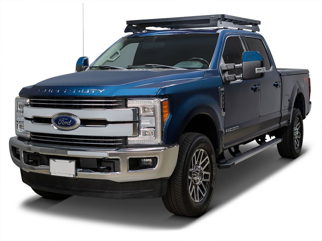 Ford F-250 Super Duty, Crew Cab (1999-2016) Slimline II Roof Rack Kit / Tall-0