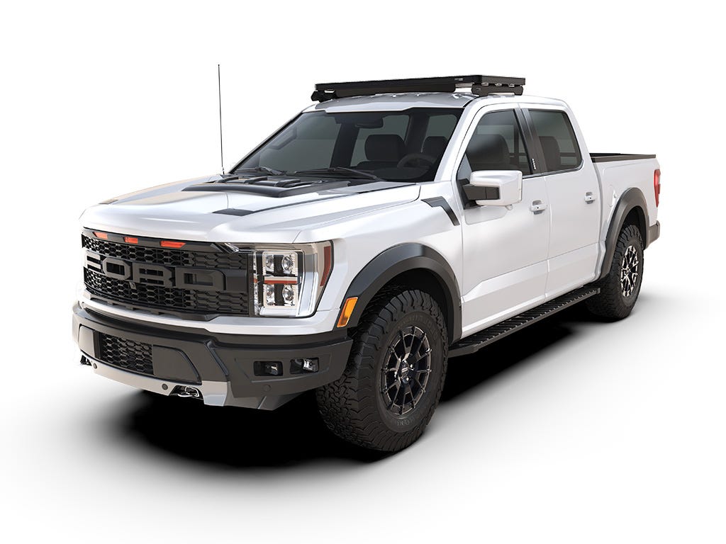 Ford F-150 Super Crew (2009-Current) Cab Over Camper Slimline II Roof Rack Kit / Low Profile-0