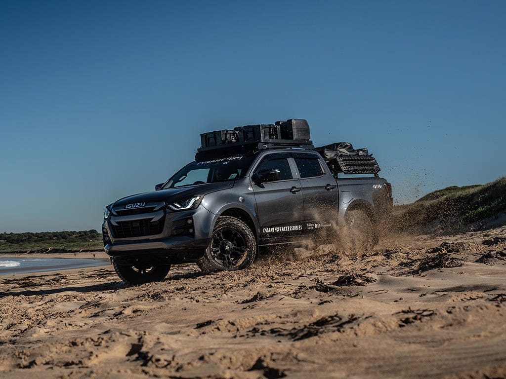 Isuzu D-MAX RG/3rd Gen (2020-Current) Slimline II Roof Rack Kit-7