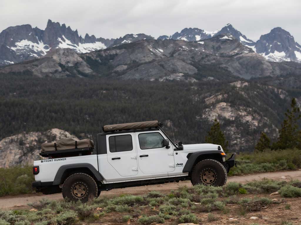 Jeep Gladiator JT (2019-Current) Slimline II Load Bed Rack Kit-7