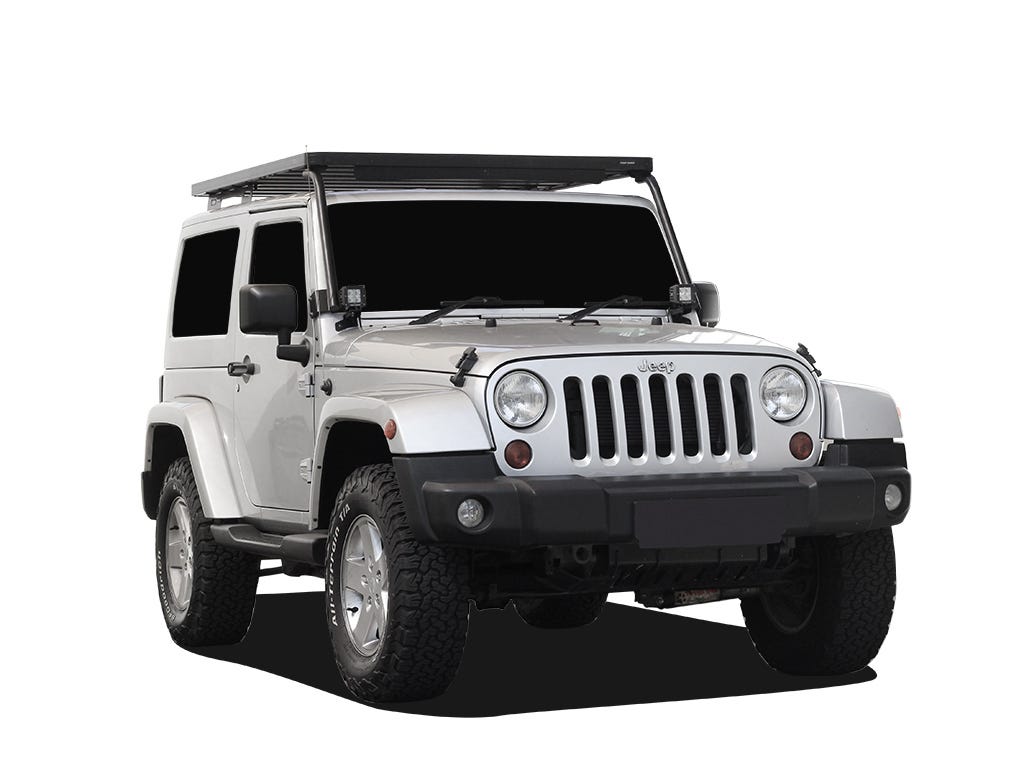 Jeep Wrangler JK 2 Door (2007-2018) Extreme Slimline II Roof Rack Kit-0