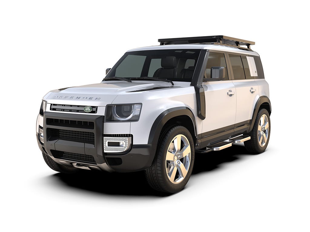 Land Rover New Defender(2020-Current) 110 w/OEM Tracks Slimline II Roof Rack Kit-0