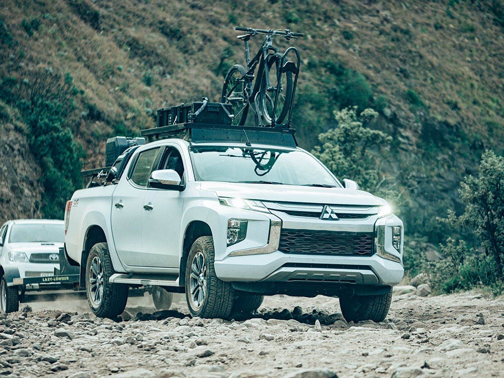 Mitsubishi Triton/L200 / 5th Gen (2015-Current) Slimline II Roof Rack Kit-7