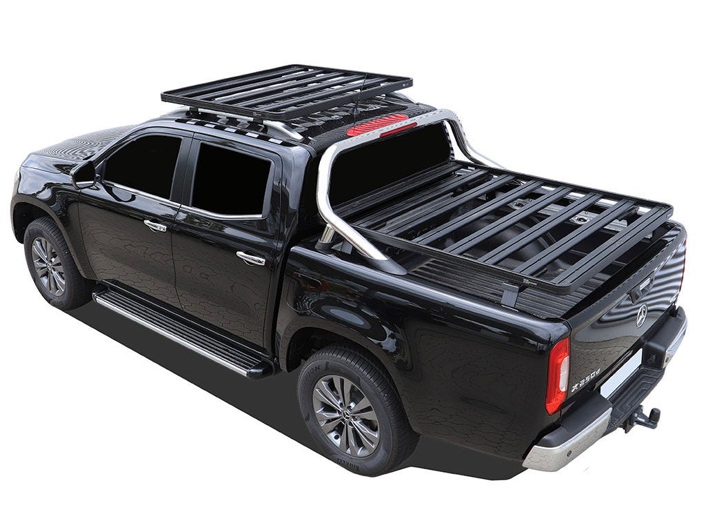 Mercedes-Benz X-Class w/MB Style Bars (2017-Current) Slimline II Load Bed Rack Kit-0