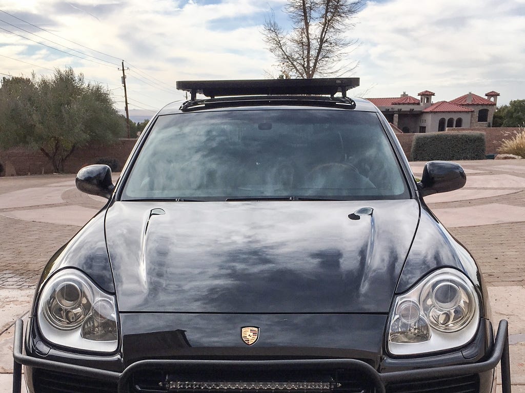 Porsche Cayenne (2002-2010) Slimline II Roof Rack Kit-6