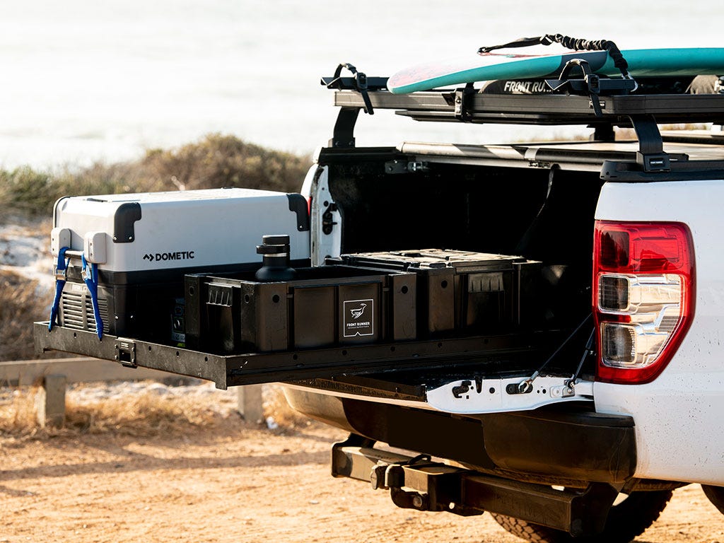 Pickup Truck Roll Top Slimline II Load Bed Rack Kit / 1425(W) x 1358(L)-7