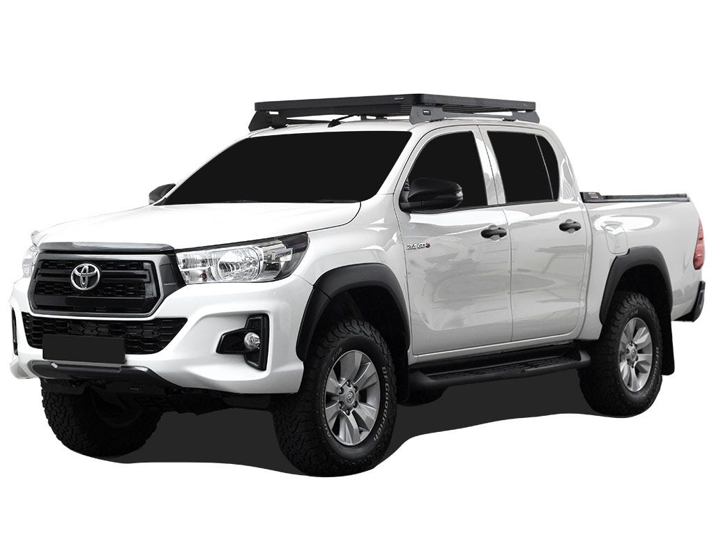 Toyota Hilux Revo DC (2016-Current) Slimline II Roof Rack Kit-0