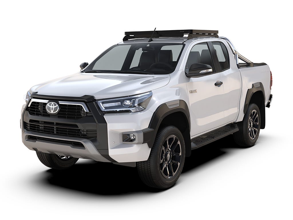 Toyota Hilux Revo Extended Cab (2016-Current) Slimline II Roof Rack Kit / Low Profile-0