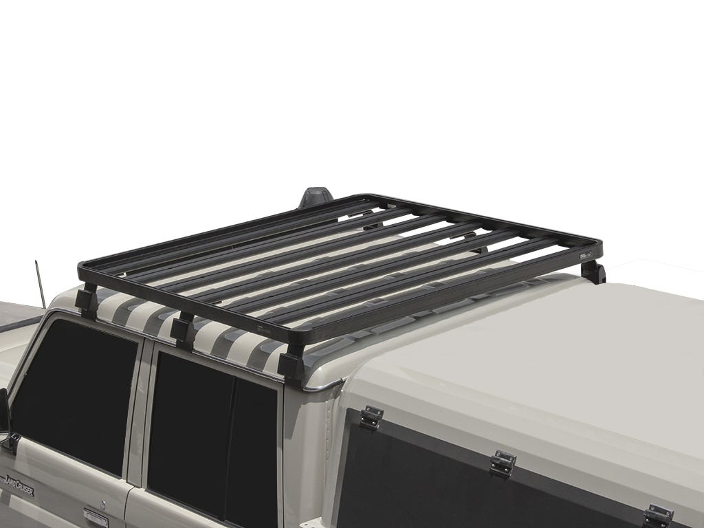 Toyota Land Cruiser 79 DC Pickup Truck Slimline II Roof Rack Kit-2