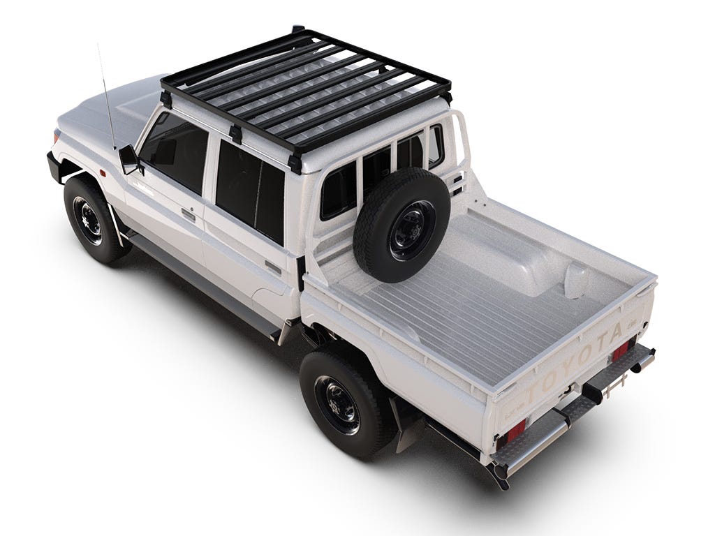 Toyota Land Cruiser 79 DC Pickup Truck Slimline II Roof Rack Kit-1