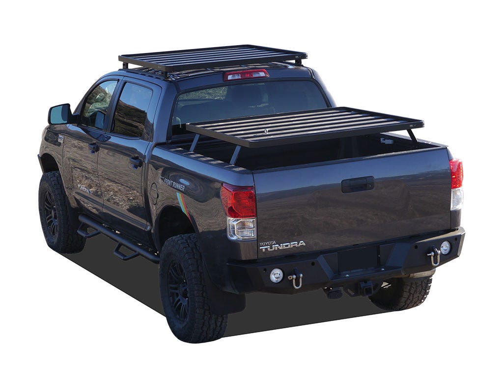 Toyota Tundra DC 4-Door Pickup Truck (2007-Current) Slimline II Load Bed Rack Kit-0