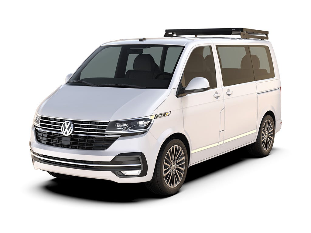 Volkswagen T6/T6.1 Caravelle Transporter SWB (2015-Current) Slimline II 1/2 Roof Rack Kit-0