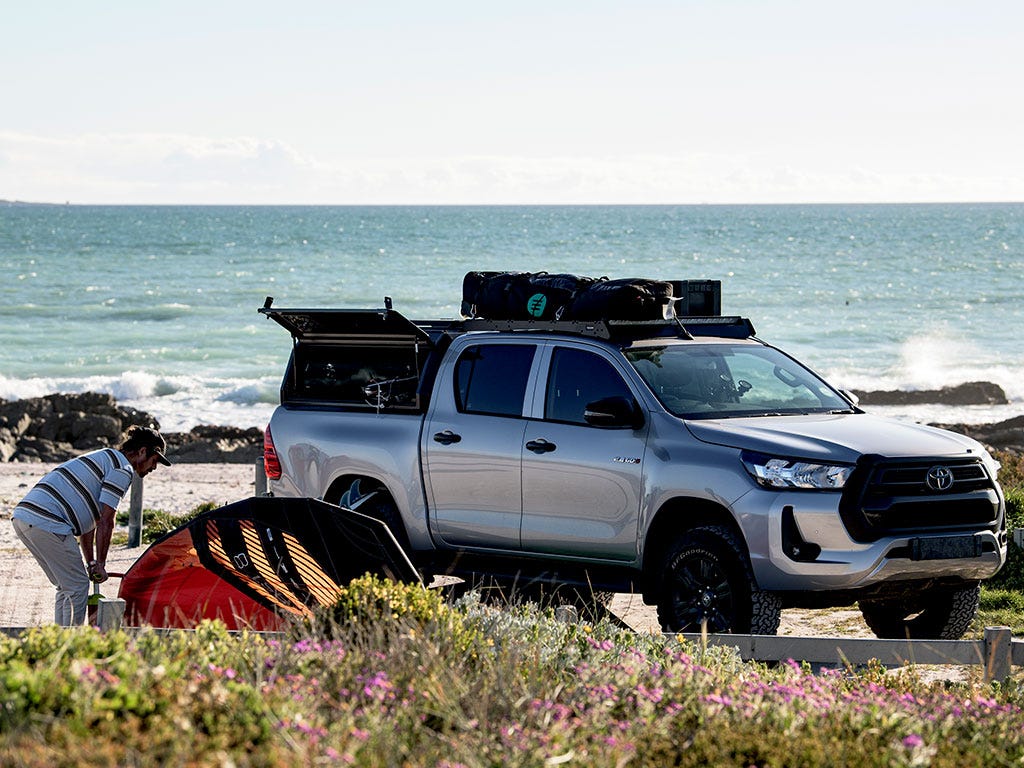 Toyota Hilux DC (2015-2021) Slimsport Roof Rack Kit-10