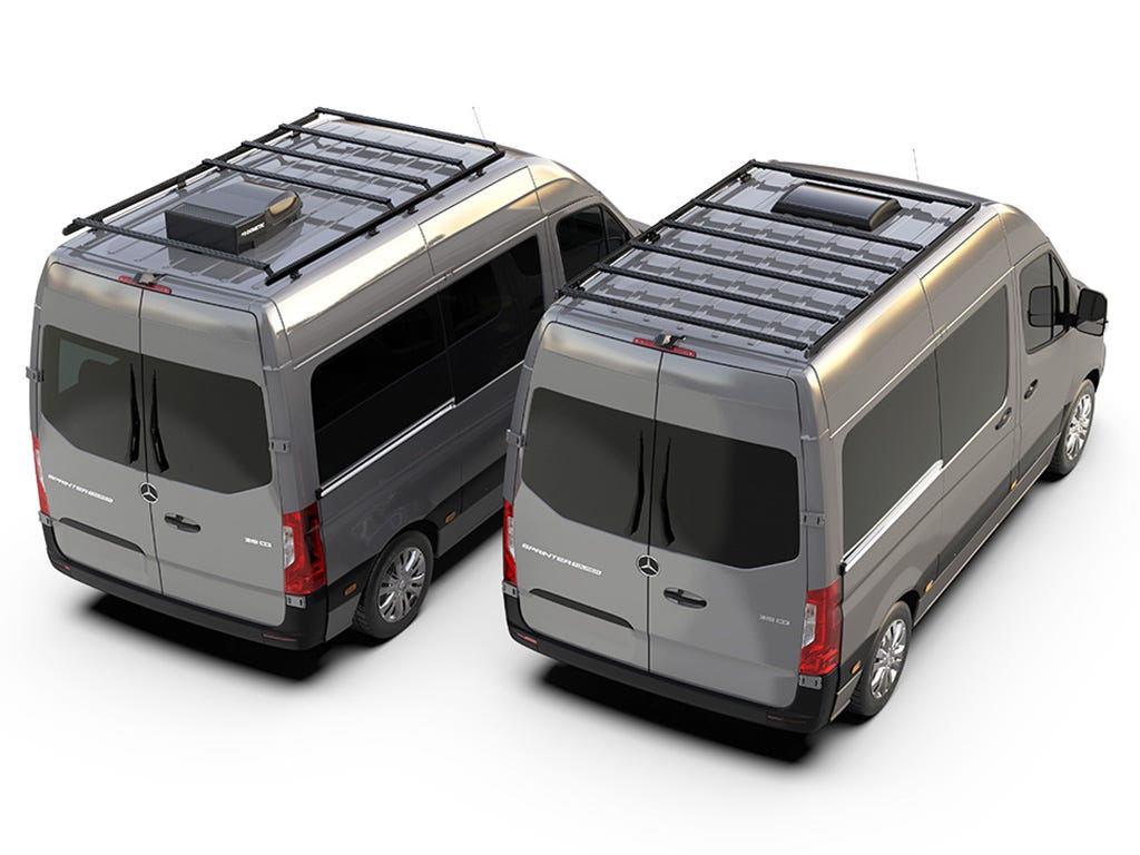Mercedes-Benz Sprinter (L1H2/128in SWB/high Roof) (2006-Current) Slimpro Van Rack Kit-2