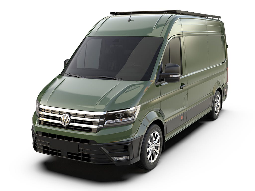 Volkswagen Crafter (L3H2/ MWB/Standard Roof) (2017-Current) Slimpro Van Rack Kit-0