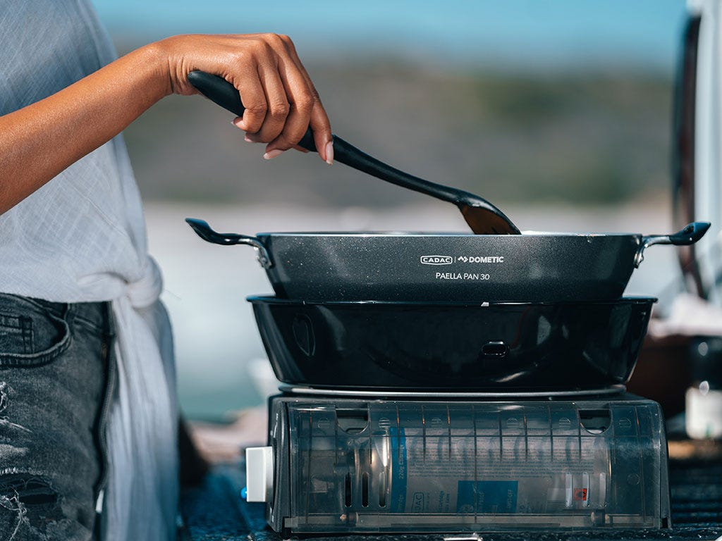 Safari Chef 30 Compact/ Portable 6 Piece/ Gas Barbeque/ Camp Cooker-7