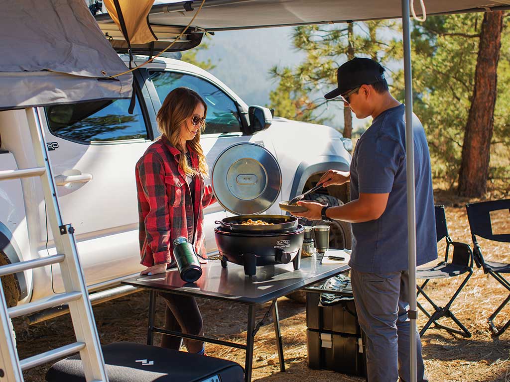 Citi Chef 40/ Black/ Portable 4 Piece/ Gas Barbeque/ Camp Cooker-7