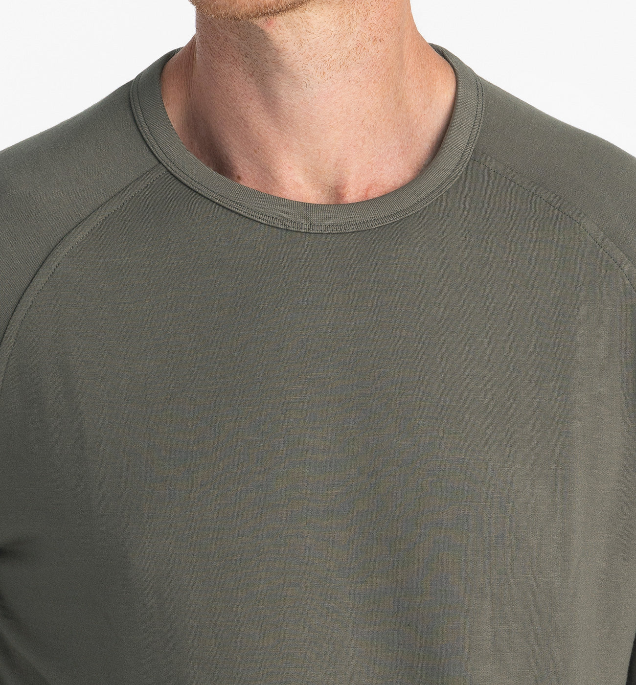 Men's Bamboo Lightweight Fleece Crew