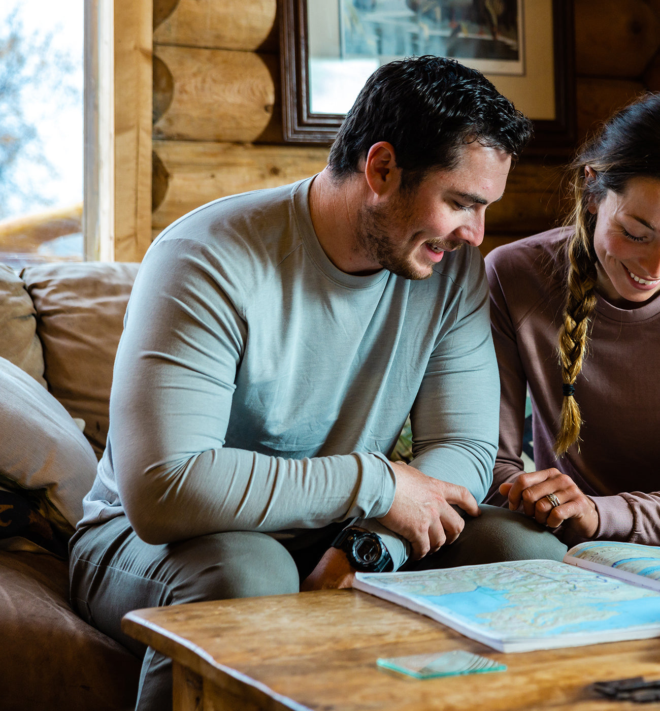 Men's Bamboo Lightweight Fleece Crew