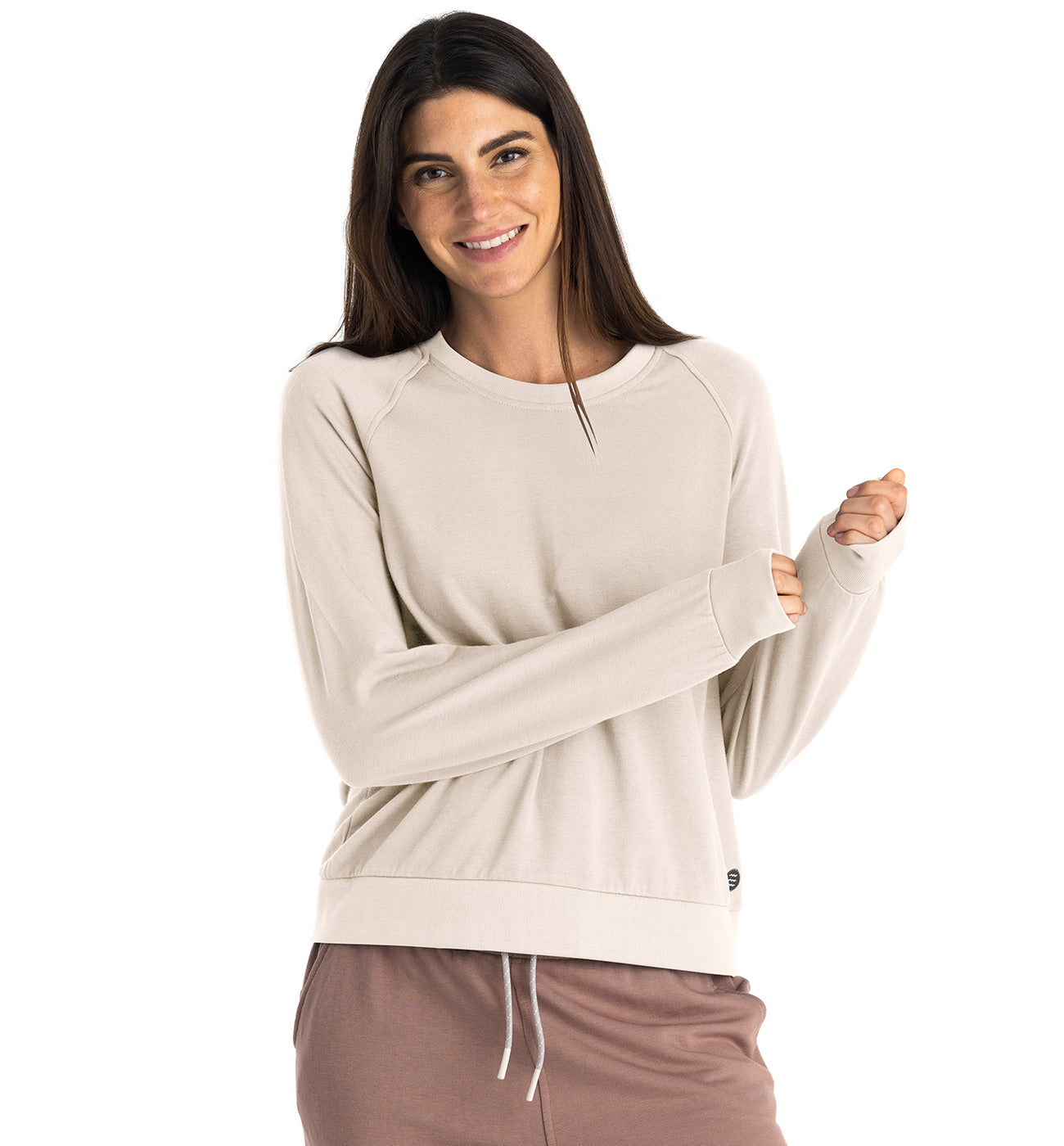 Women's Bamboo Lightweight Fleece Crew