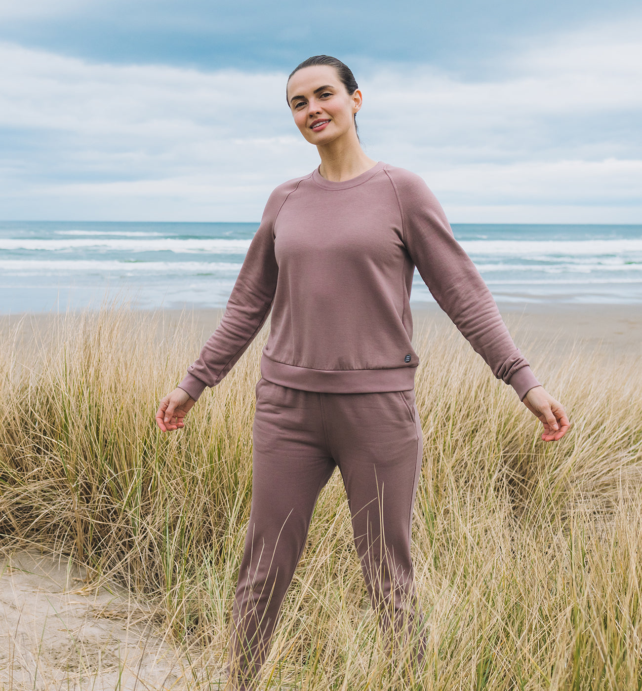 Women's Bamboo Lightweight Fleece Crew