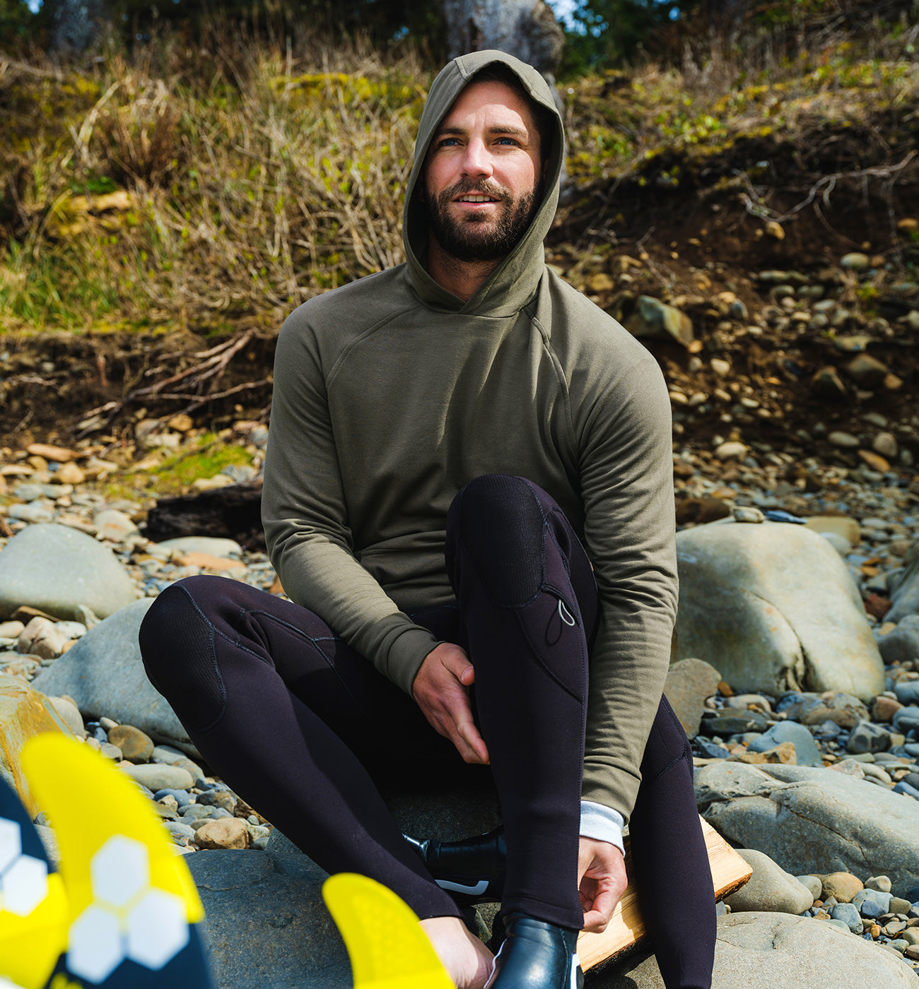 Men's Bamboo Lightweight Fleece Hoodie