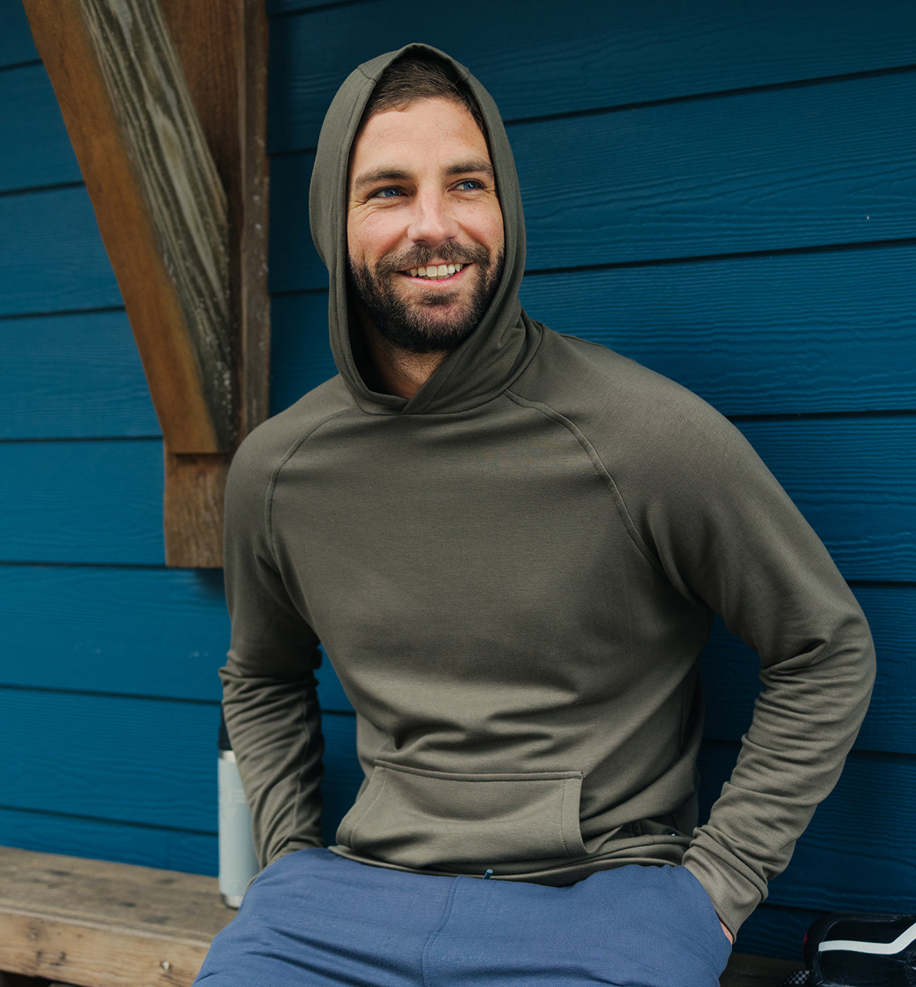 Men's Bamboo Lightweight Fleece Hoodie