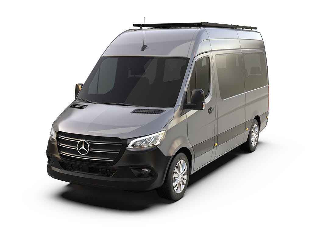Mercedes-Benz Sprinter (L2H2/144in MWB/High Roof) (2006-Current) Slimpro Van Rack Kit-0